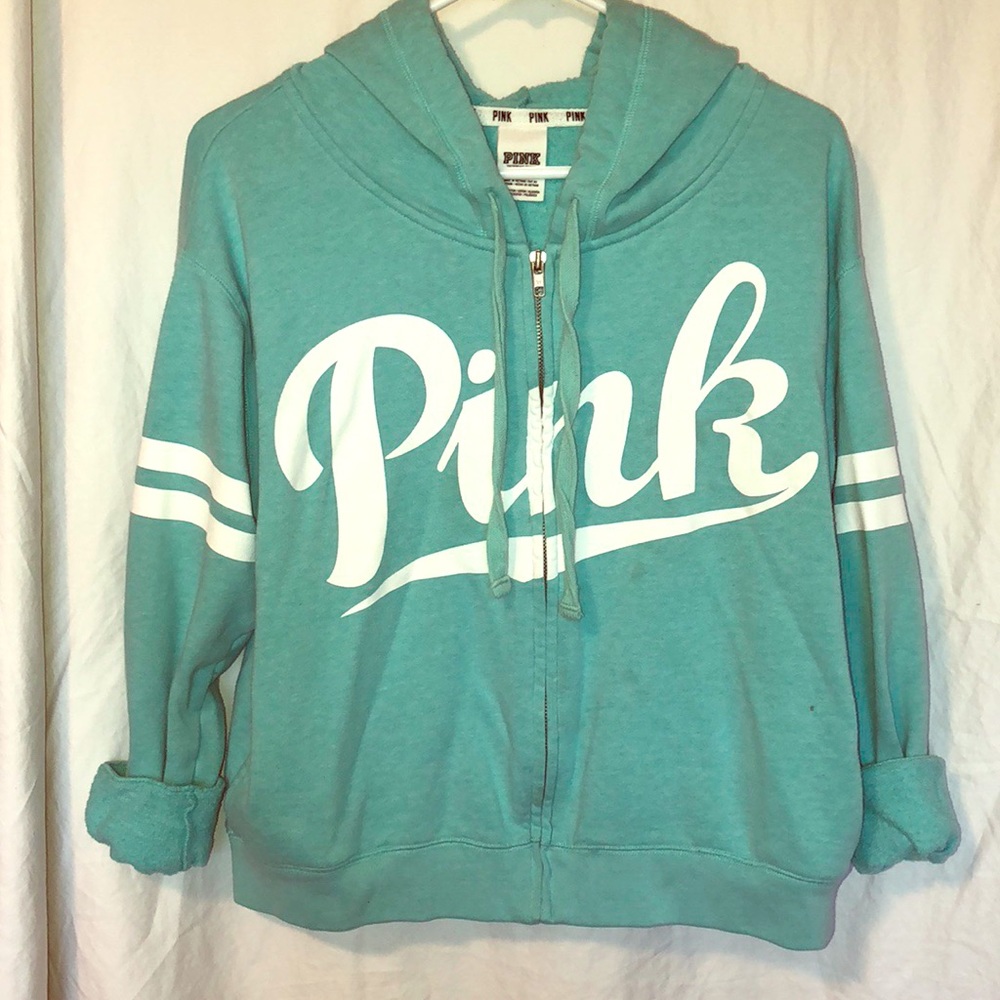 Pink Zip up Hoodie